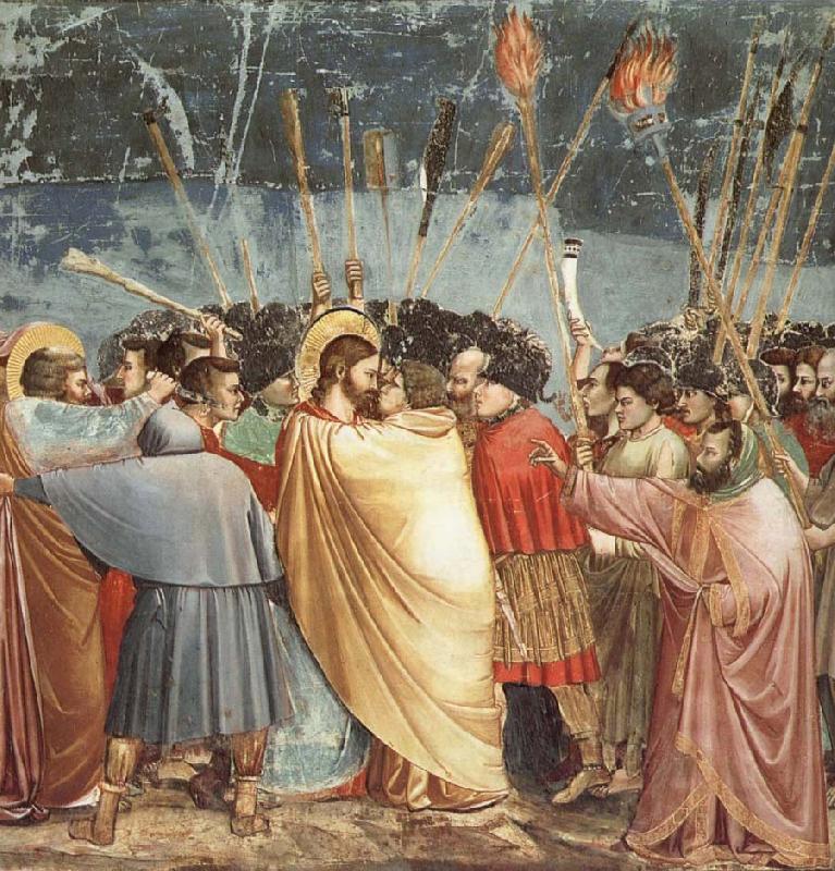 unknow artist Giotto, Judaskyssen china oil painting image